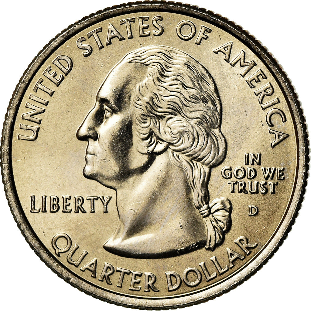 Moneta, Stati Uniti, Hawaii, Quarter, 2008, U.S. Mint, Denver, SPL, Rame