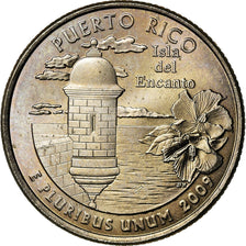 Moneda, Estados Unidos, Puerto Rico, Quarter, 2009, U.S. Mint, Philadelphia