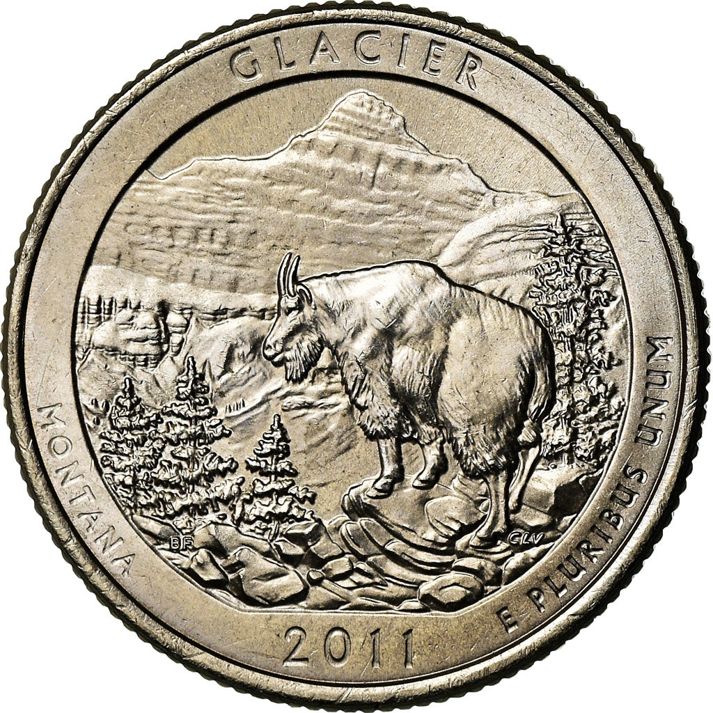 Moneta, Stati Uniti, Glacier, Quarter, 2011, U.S. Mint, Philadelphia, SPL-, Rame