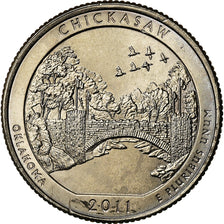 Coin, United States, Chickasaw, Quarter, 2011, U.S. Mint, Philadelphia