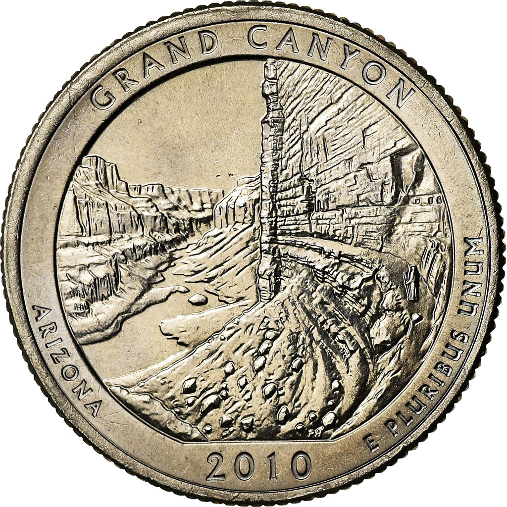 Moneta, Stati Uniti, Grand Canyon, Quarter, 2010, U.S. Mint, Philadelphia, SPL-