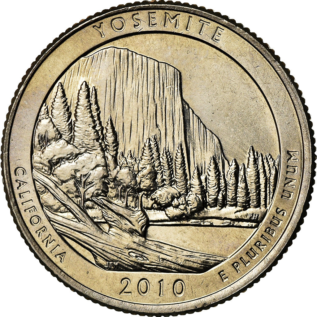 Moneta, Stati Uniti, Yosemite, Quarter, 2010, U.S. Mint, Philadelphia, SPL-
