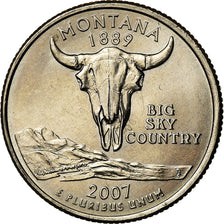 Moeda, Estados Unidos da América, Montana, Quarter, 2007, U.S. Mint