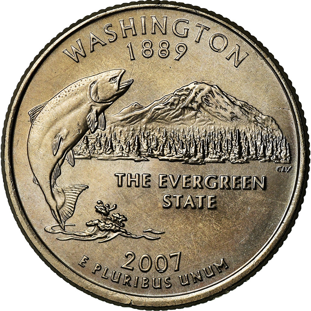 Moneta, Stati Uniti, Washington, Quarter, 2007, U.S. Mint, Philadelphia, SPL-