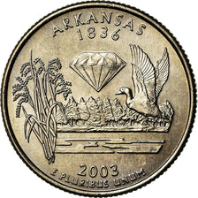 Moneta, Stati Uniti, Arkansas, Quarter, 2003, U.S. Mint, Philadelphia, SPL-