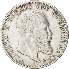 German States, WURTTEMBERG, Wilhelm II, 2 Mark, 1902, Freudenstadt, EF(40-45)...