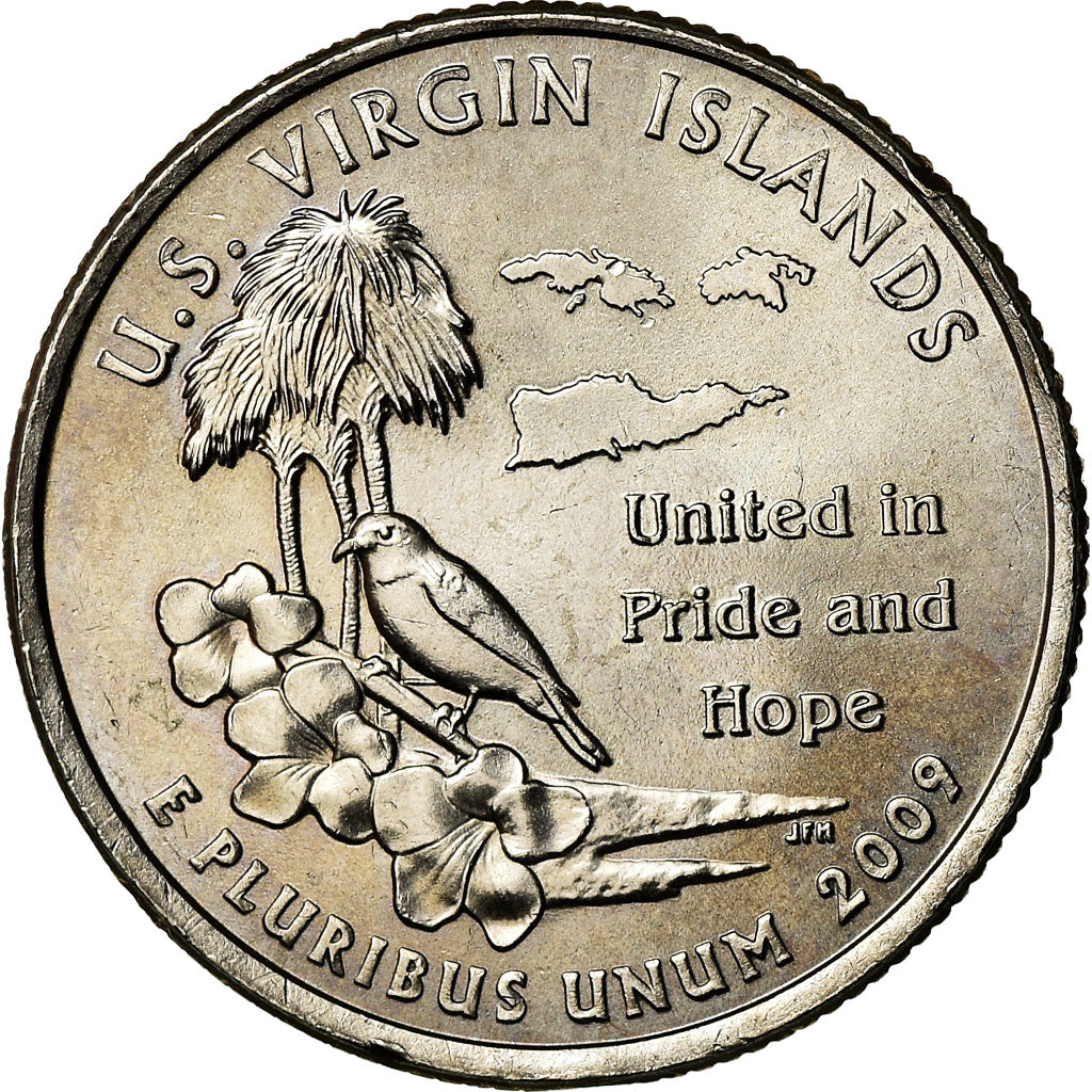 Moneda, Estados Unidos, U.S Virgin Islands, Quarter, 2009, U.S. Mint