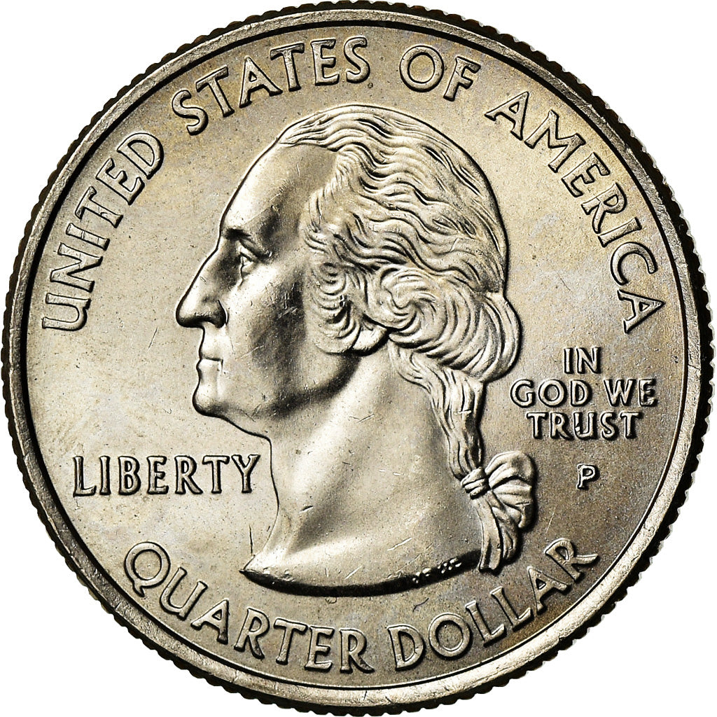 Moneta, Stati Uniti, Iowa, Quarter, 2004, U.S. Mint, Philadelphia, SPL-, Rame