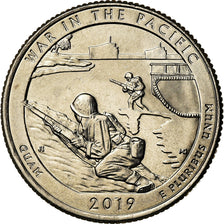 Moneda, Estados Unidos, Guam, Quarter, 2019, U.S. Mint, EBC, Cobre - níquel
