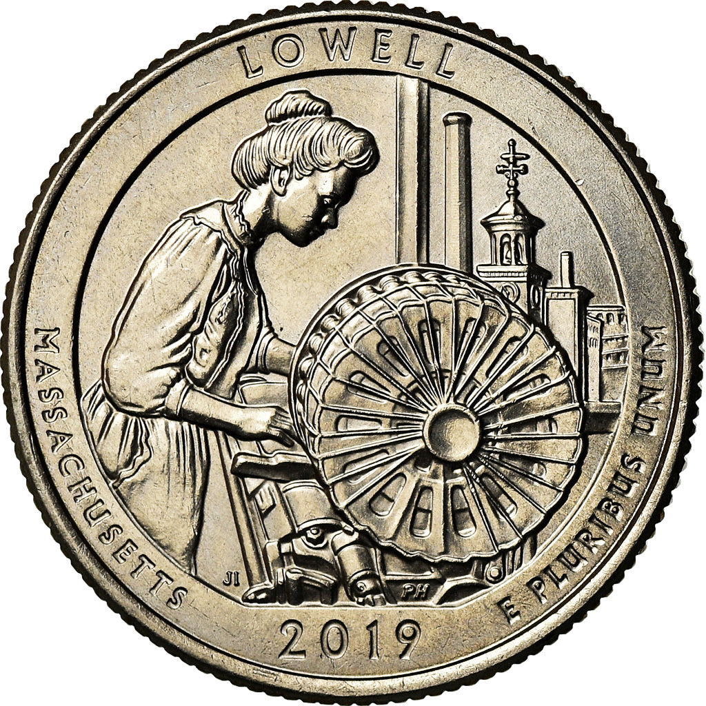 Münze, Vereinigte Staaten, Massachusetts, Quarter, 2019, Philadelphia, VZ
