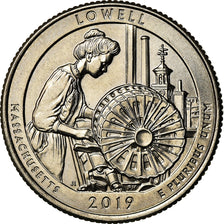 Münze, Vereinigte Staaten, Massachusetts, Quarter, 2019, Philadelphia, VZ