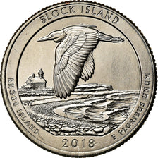 Münze, Vereinigte Staaten, Rhode Island, Quarter, 2018, U.S. Mint, VZ
