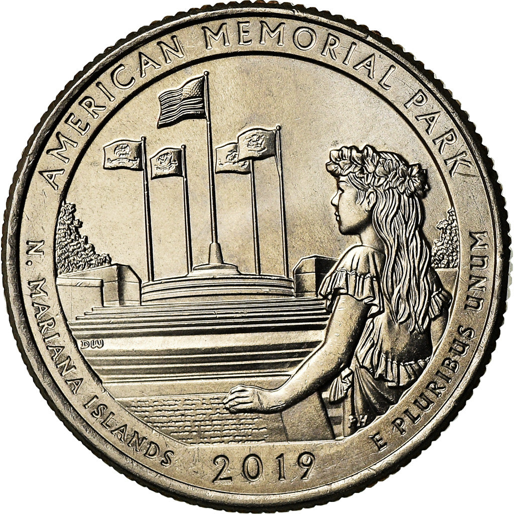 Moneda, Estados Unidos, Northern Mariana Islands, Quarter, 2019, U.S. Mint, EBC