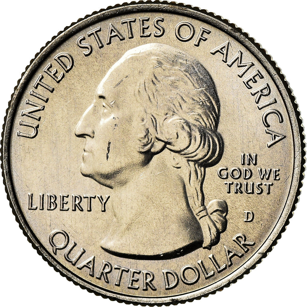 Moneta, Stati Uniti, Minnesota, Quarter, 2018, Denver, SPL, Rame ricoperto in