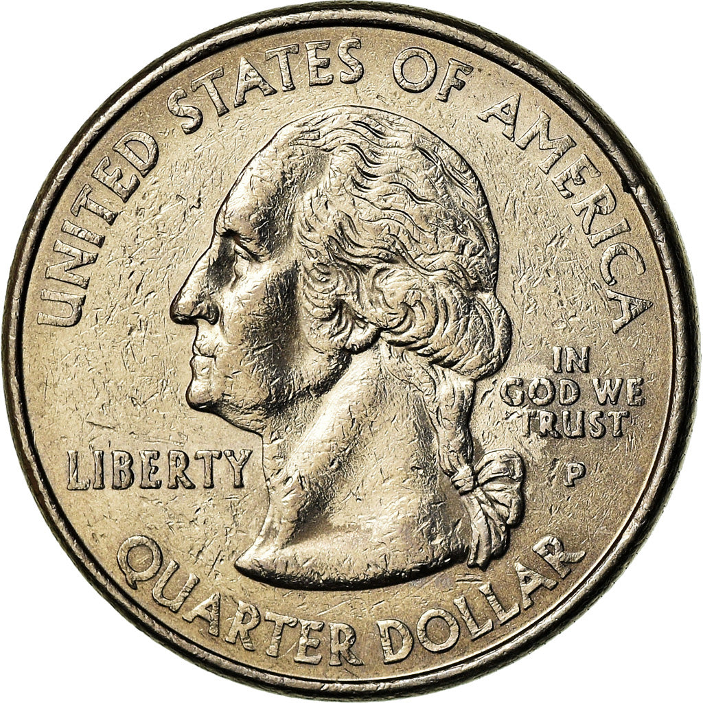 Moneta, Stati Uniti, Rhode Island, Quarter, 2001, Philadelphia, BB, Rame
