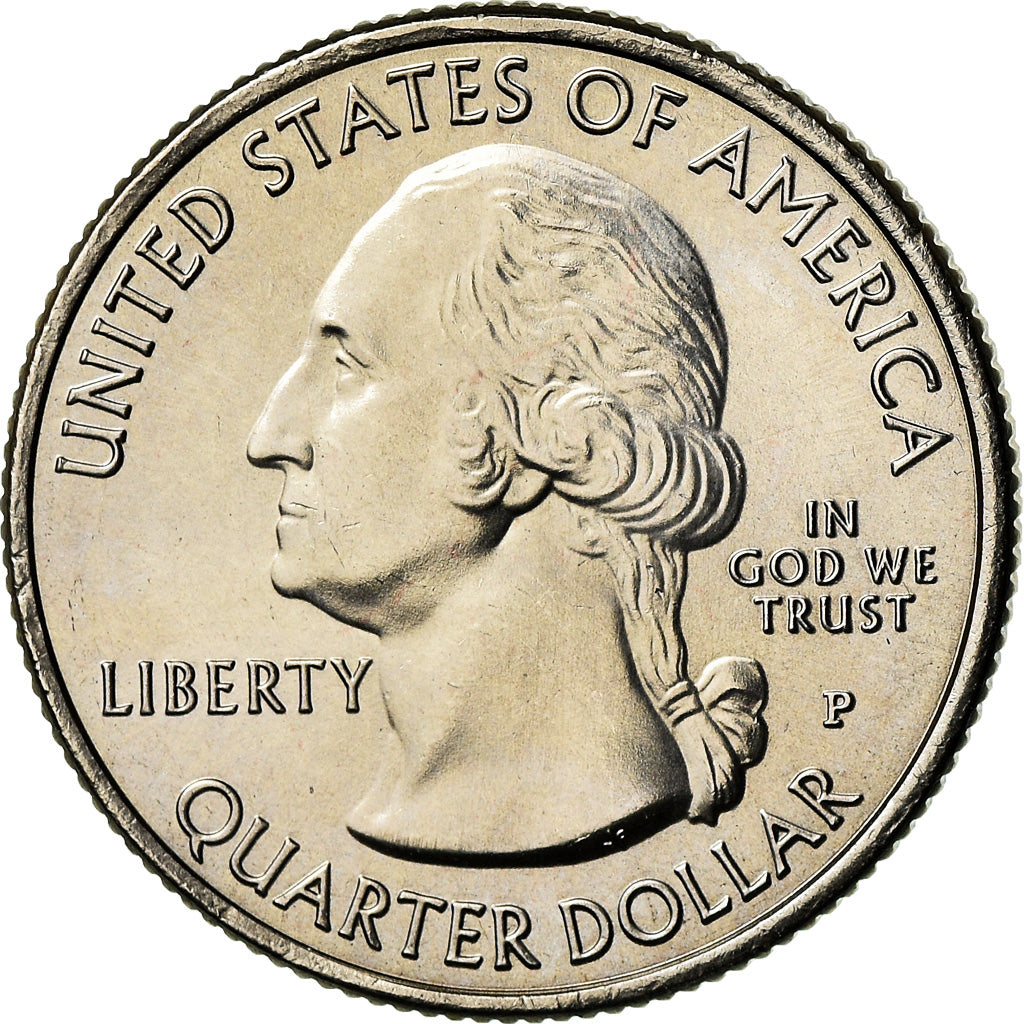 Moneta, Stati Uniti, Tennessee, Quarter, 2014, Philadelphia, SPL, Rame ricoperto