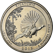 Munten, Verenigde Staten, Louisiana, Quarter, 2015, Philadelphia, UNC-