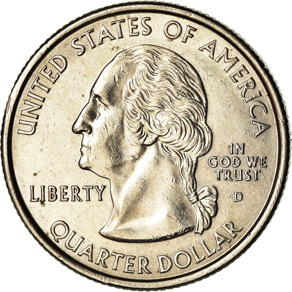 Moeda, Estados Unidos da América, New York, Quarter, 2001, Denver, AU(50-53)