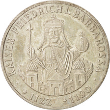 GERMANY - FEDERAL REPUBLIC, 10 Mark, 1990, Stuttgart, Germany, MS(60-62), Sil...