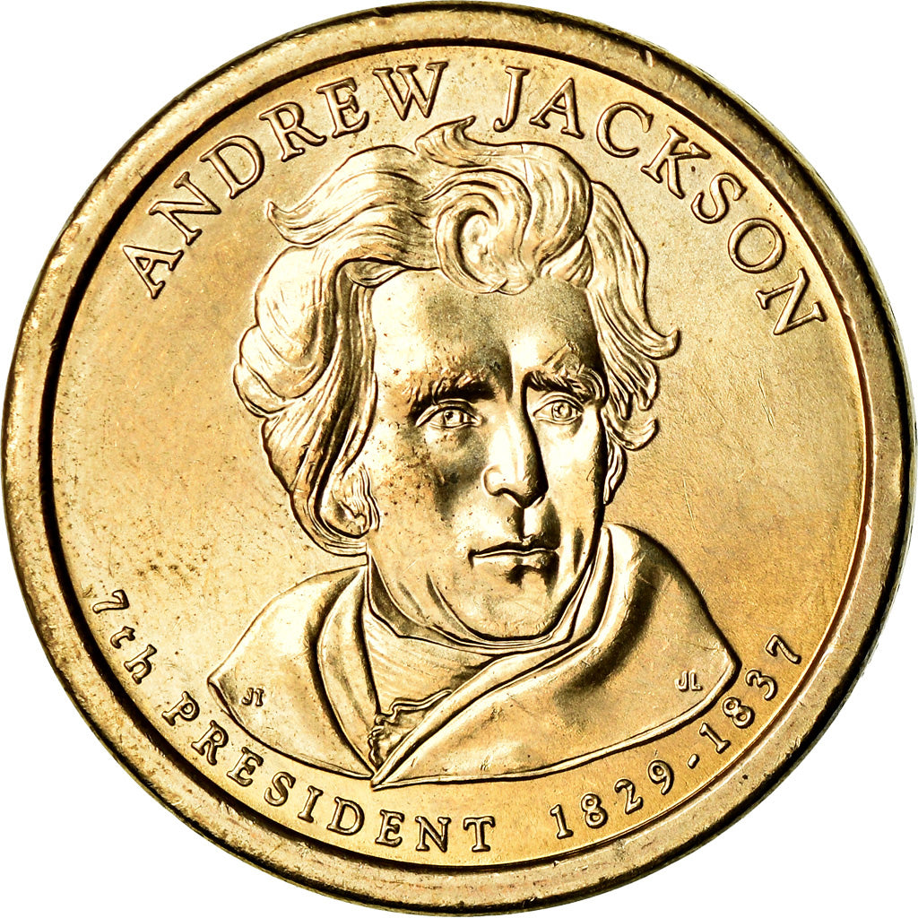 Moneta, Stati Uniti, Dollar, 2008, U.S. Mint, Philadelphia, Andrew Jackson