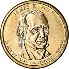 Moneta, Stati Uniti, Dollar, 2009, U.S. Mint, Philadelphia, James K. Polk, SPL-