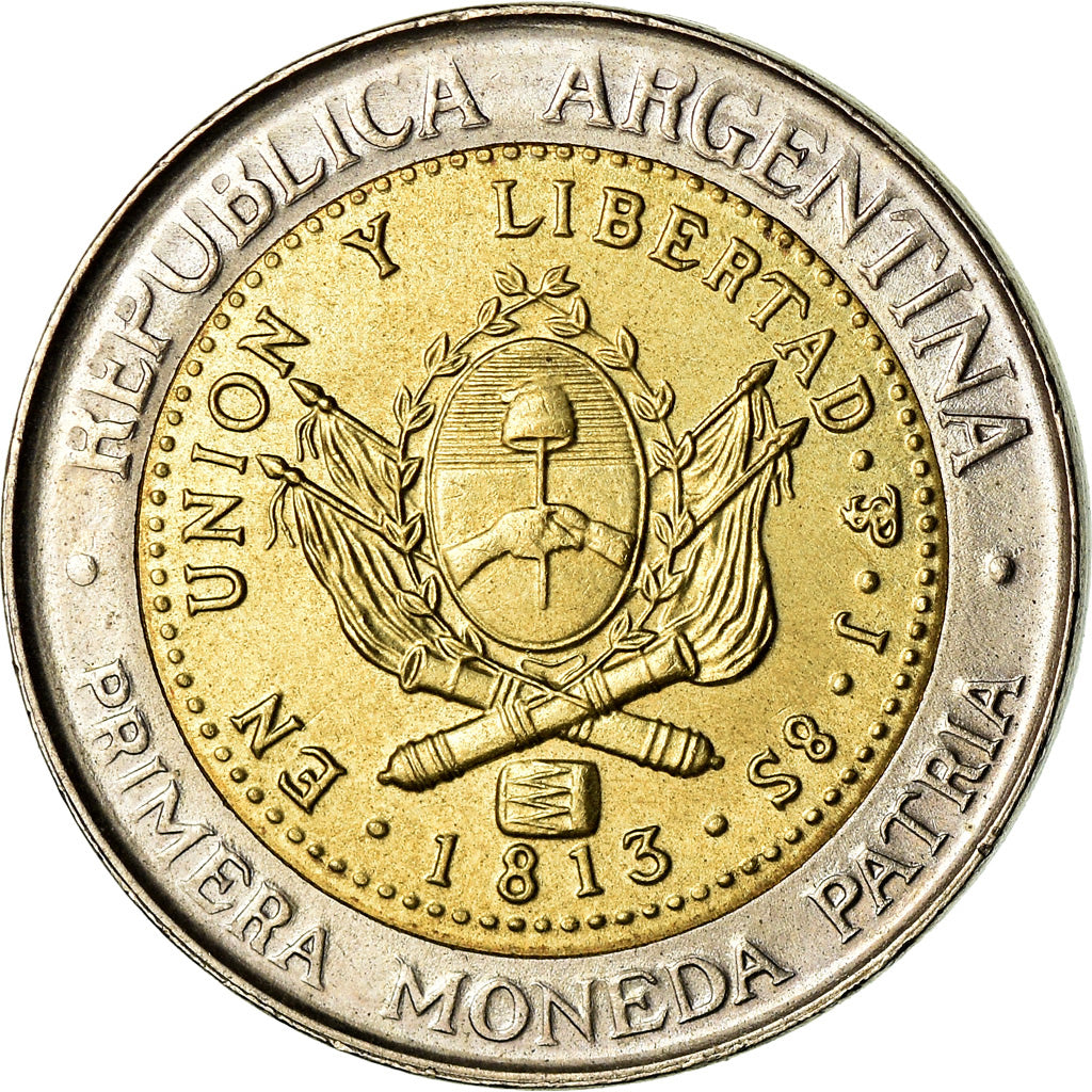 Moneta, Argentina, Peso, 2016, BB+, Bi-metallico, KM:New