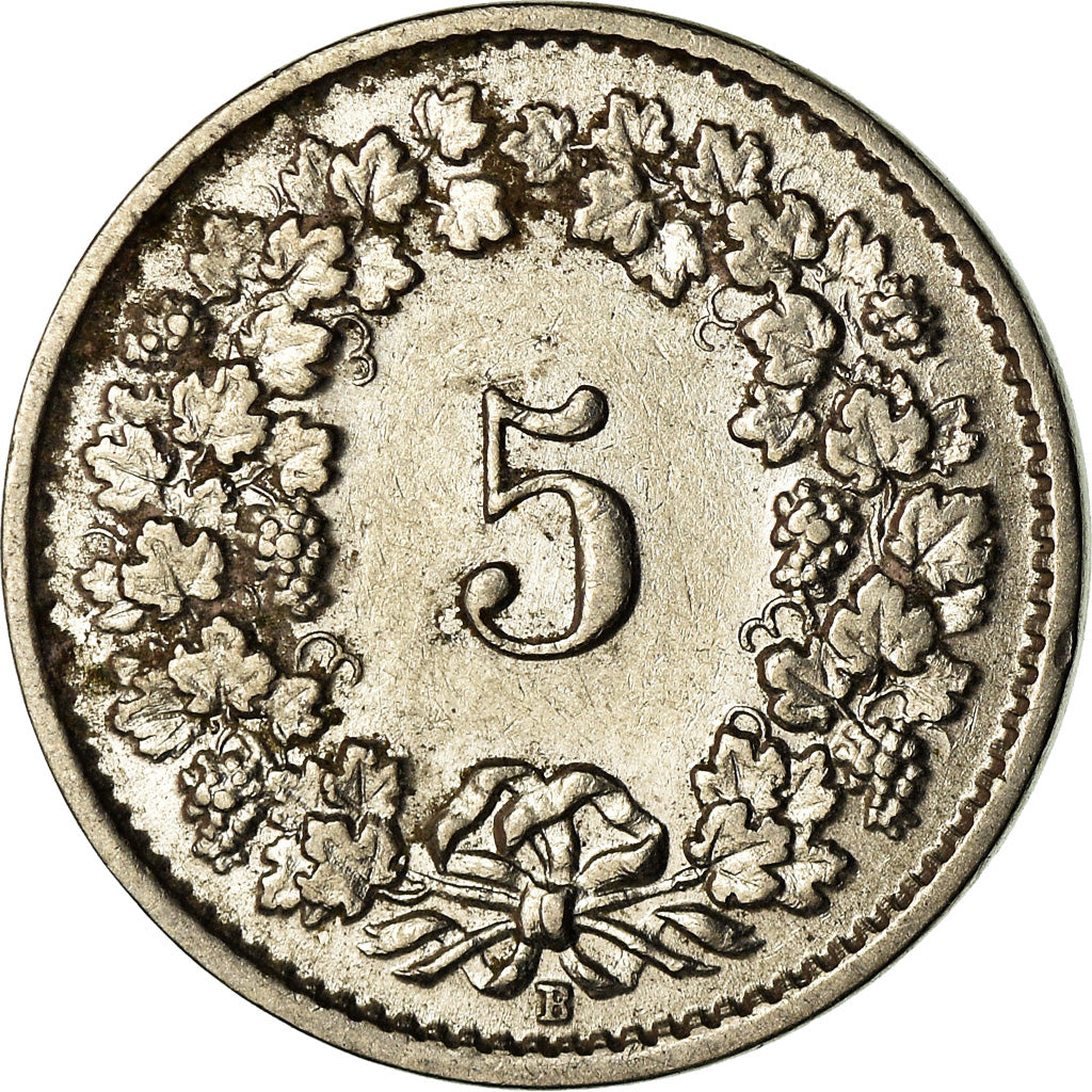 Monnaie, Suisse, 5 Rappen, 1933, Bern, TTB+, Nickel, KM:26b