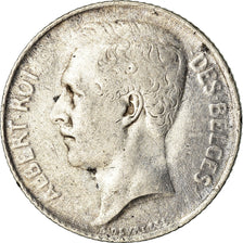 Moneda, Bélgica, 50 Centimes, 1914, BC+, Plata, KM:70