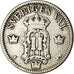 Moneta, Svezia, Oscar II, 25 Öre, 1907, BB, Argento, KM:775