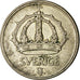 Moneta, Svezia, Gustaf V, 50 Öre, 1950, BB, Argento, KM:817