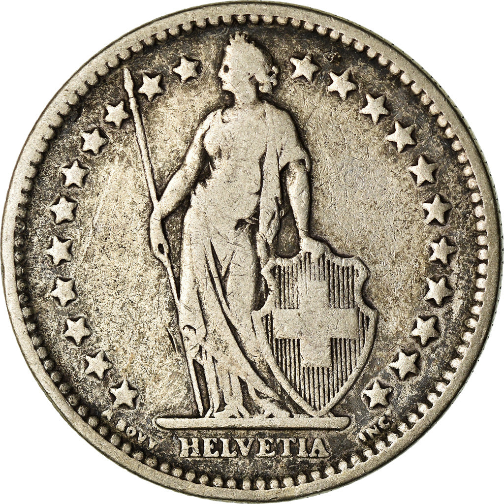 Münze, Schweiz, 2 Francs, 1903, Bern, S, Silber, KM:21