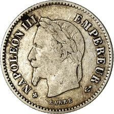 Münze, Frankreich, Napoleon III, Napoléon III, 20 Centimes, 1867, Strasbourg