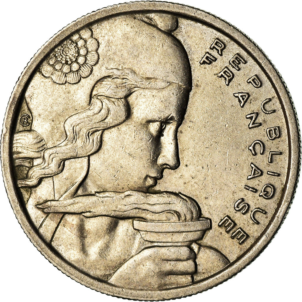 Coin, France, Cochet, 100 Francs, 1957, EF(40-45), Copper-nickel, KM:919.1