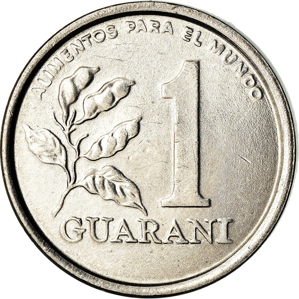 Moneta, Paraguay, Guarani, 1986, SPL-, Acciaio inossidabile, KM:165