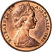 Moneda, Australia, Elizabeth II, 2 Cents, 1982, FDC, Bronce, KM:63