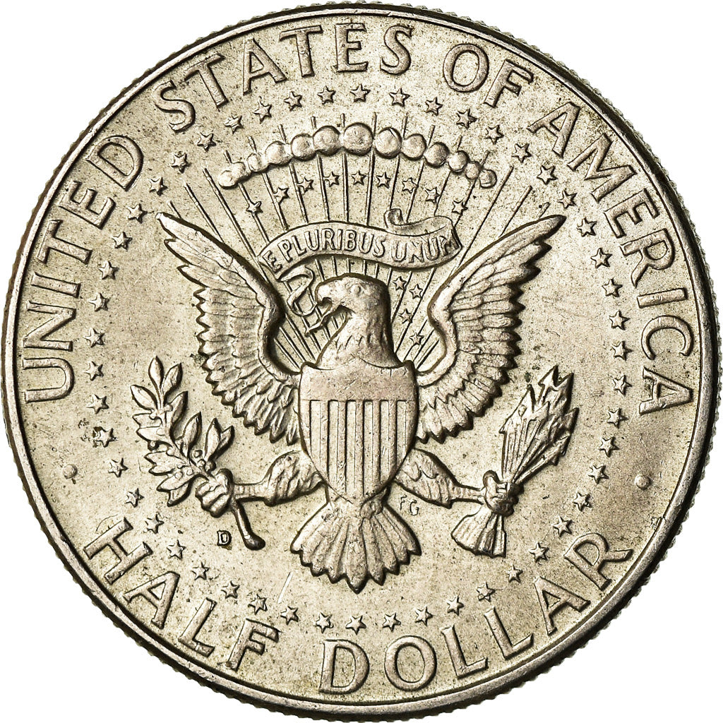 Moeda, Estados Unidos da América, Kennedy Half Dollar, Half Dollar, 1964, U.S.