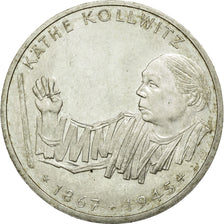 Moneta, Niemcy - RFN, 10 Mark, 1992, Karlsruhe, Germany, MS(60-62), Srebro