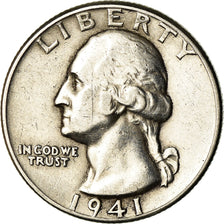 Münze, Vereinigte Staaten, Washington Quarter, Quarter, 1941, U.S. Mint