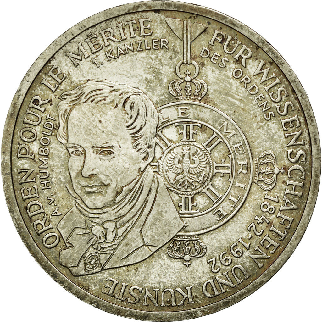 Coin, GERMANY - FEDERAL REPUBLIC, 10 Mark, 1992, Munich, Germany, MS(60-62)