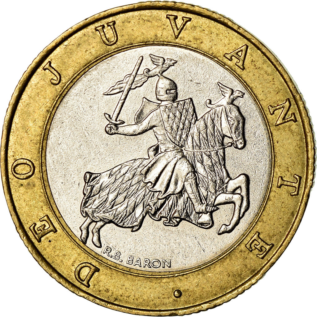 Moneta, Monaco, Rainier III, 10 Francs, 1989, BB, Bi-metallico, KM:163