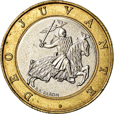 Coin, Monaco, Rainier III, 10 Francs, 1992, EF(40-45), Bi-Metallic, KM:163
