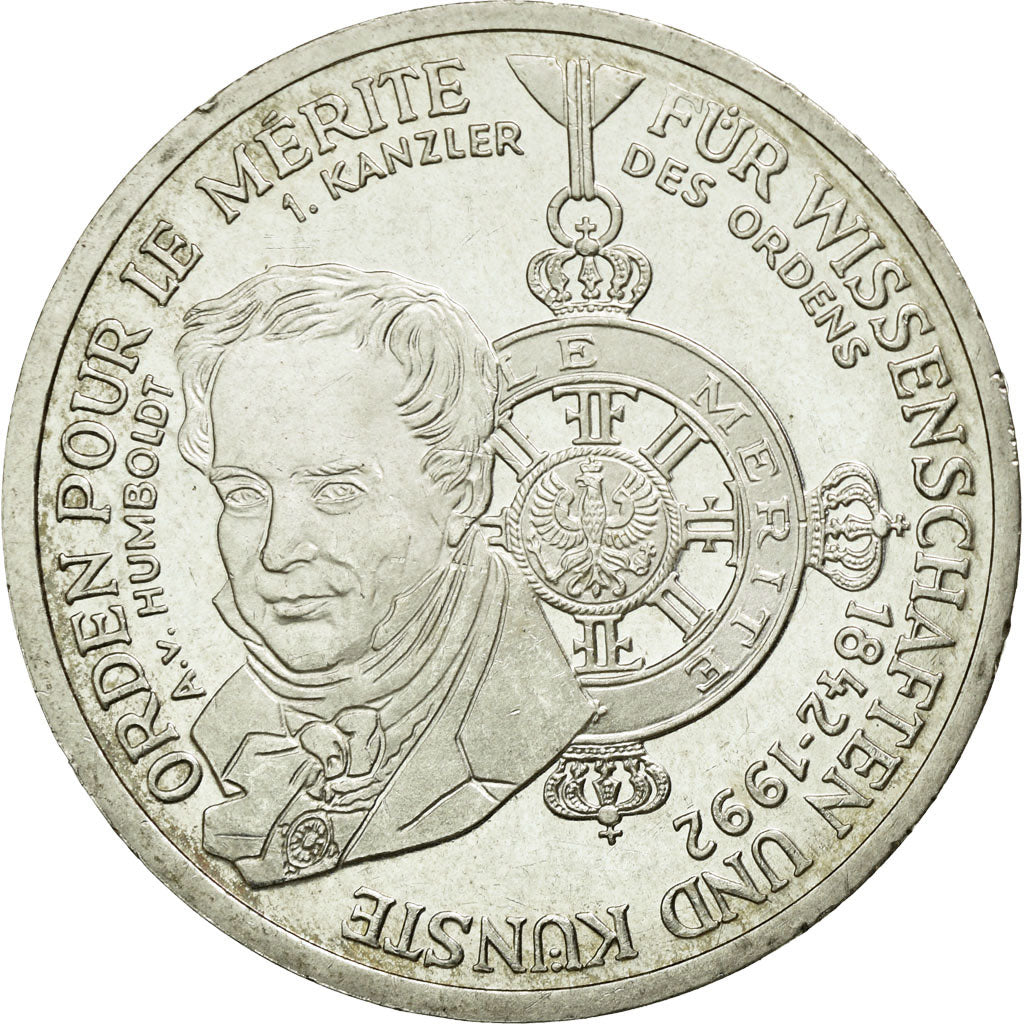 Coin, GERMANY - FEDERAL REPUBLIC, 10 Mark, 1992, Munich, Germany, MS(60-62)
