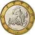 Münze, Monaco, Rainier III, 10 Francs, 1992, S+, Bi-Metallic, KM:163