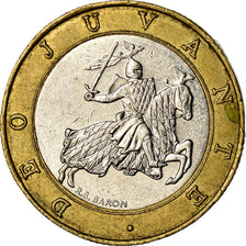 Coin, Monaco, Rainier III, 10 Francs, 1992, EF(40-45), Bi-Metallic, KM:163