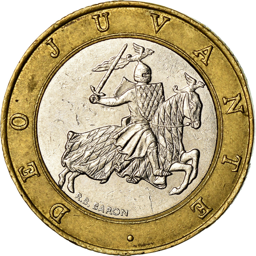 Coin, Monaco, Rainier III, 10 Francs, 1994, EF(40-45), Bi-Metallic, KM:163