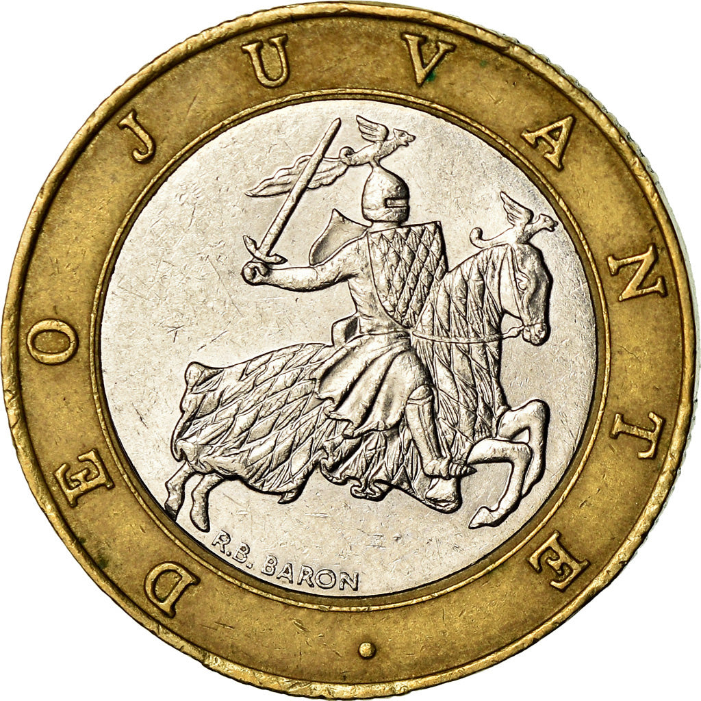 Coin, Monaco, Rainier III, 10 Francs, 1994, EF(40-45), Bi-Metallic, KM:163
