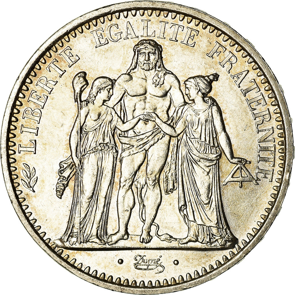Munten, Frankrijk, Hercule, 10 Francs, 1967, Paris, Avec accent, PR, Zilver