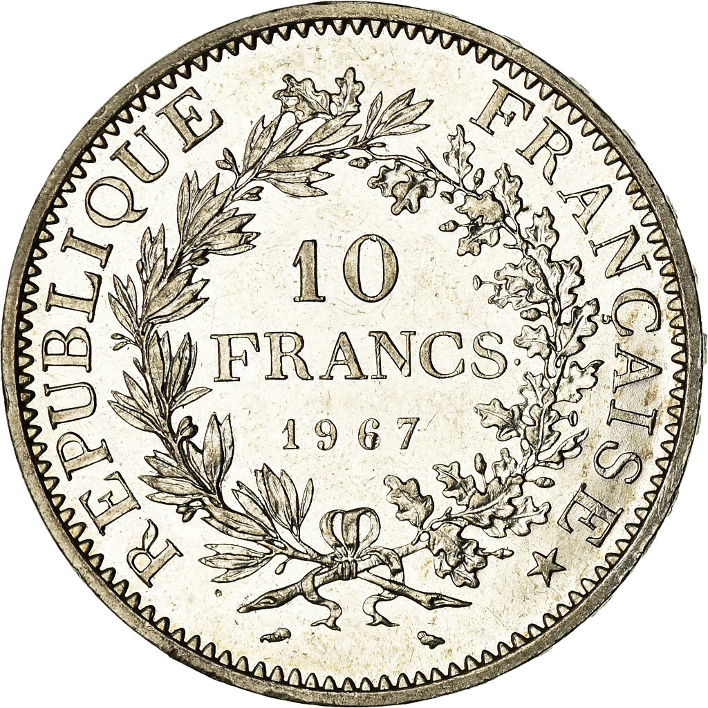 Münze, Frankreich, Hercule, 10 Francs, 1967, Paris, Avec accent, SS+, Silber