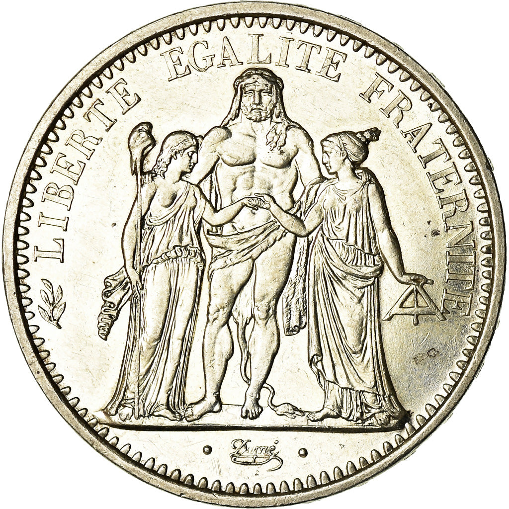 Moneta, Francia, Hercule, 10 Francs, 1967, Paris, Avec accent, BB+, Argento