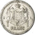 Coin, Monaco, Louis II, Franc, 1943, VF(30-35), Aluminum, KM:120, Gadoury:131